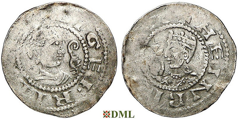 Денарий, Германия, Франкония, Heinrich IV (1056-1106), м.д. Mainz, Dbg. 811