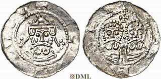 Денарий, Германия, Нижняя Лотарингия, Gf. Egbert II (1068-1090), м.д. Stavoren, Ilisch 2000, 22.1