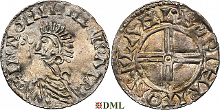 Денарий, Дания, Knut (1018-1035), м.д. Slagelse, Hbg. 39