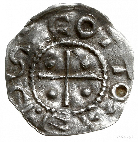 Денарий, Германия, Швабия, Otto I - Otto III (973-1002), м.д. Esslingen, Dbg. 1271