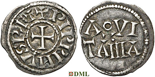 Обол, Каролинги, Pepin II roi d`Aquitaine (839-865), м.д. Aquitaine, Depeyrot 51J