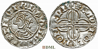 Денарий, Англия, Cnut  (1016-1035), м.д. London, монетарий Eadwold, North 781