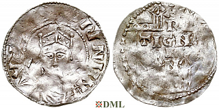 Денарий, Германия, Швабия, Heinrich II (1002-1024), м.д. Strassburg, Dbg. 920
