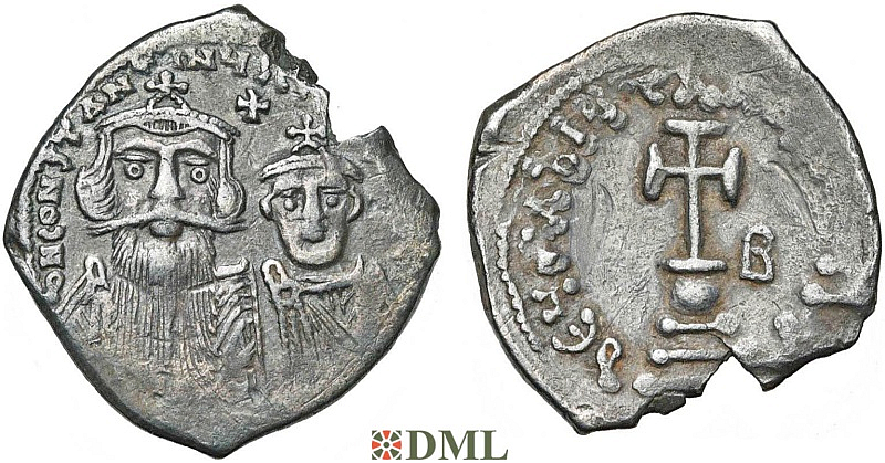 Гексаграмма, Византия, Constant II (641-668), м.д. Constantinople