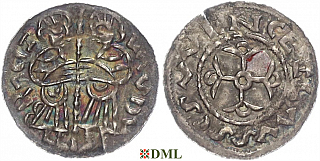 Денарий, Чехия, Богемия, Břetislav I (1034-1055), Šmerda 1996, 147