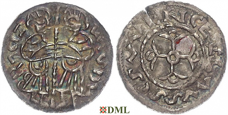 Денарий, Чехия, Богемия, Břetislav I (1034-1055), Šmerda 1996, 147