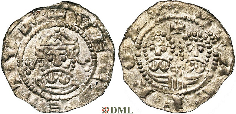 Денарий, Германия, Нижняя Лотарингия, Gf. Egbert II (1068-1090), м.д. Stavoren, Ilisch 2000, 22.1