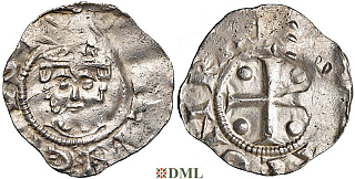 Денарий, Германия, Нижняя Лотарингия, Heinrich III (1039-1046), м.д. Duisburg, Dbg. 727 