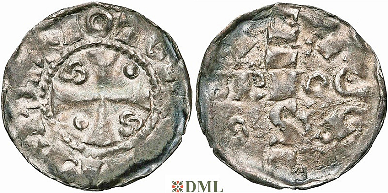 Денарий, Германия, Нижняя Лотарингия, Lambert II (1040-1063), м.д. Brussel