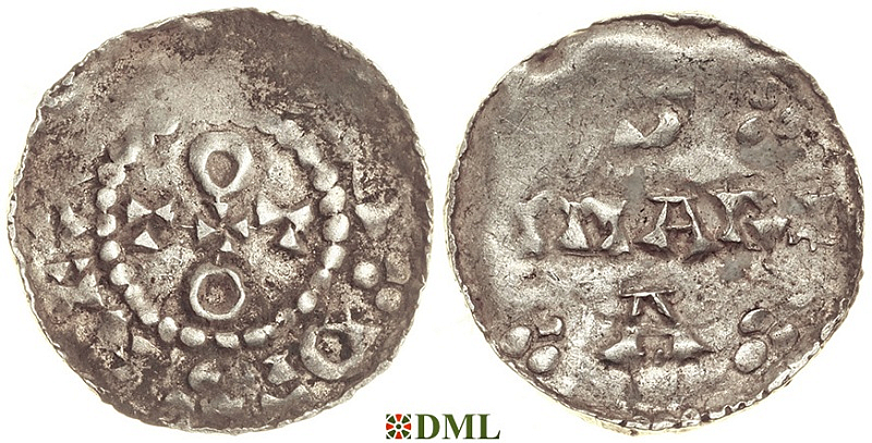 Денарий, Германия, Нижняя Лотарингия, Anonymous bishop, м.д. Koln