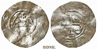 Денарий, Польша, Mieszko II (1013-1025)