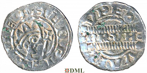 Денарий, Германия, Нижняя Лотарингия, Bruno III (1050-1057), м.д. Leeuwarden, Ilisch 2000, 21.14