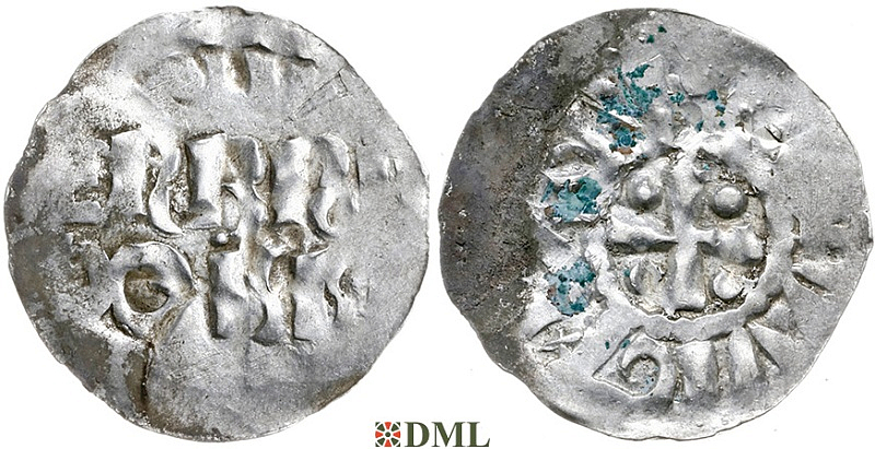 Денарий, Германия, Нижняя Лотарингия, Wichmann III (994-1016), Unknown mints, Ilisch 2000, 20.2