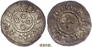 Денарий, Германия, Швабия, Burchard III (954-973), м.д. Breisach, Dbg. 2169