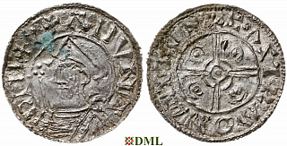 Денарий, Швеция, Anund (Jakob) Olofsson (1022-1050), м.д. Sigtuna, Malmer -
