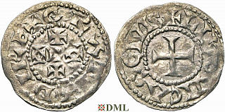Денье, Каролинги, Eudes (Odo) (887-898), м.д. Limoges, Depeyrot 511