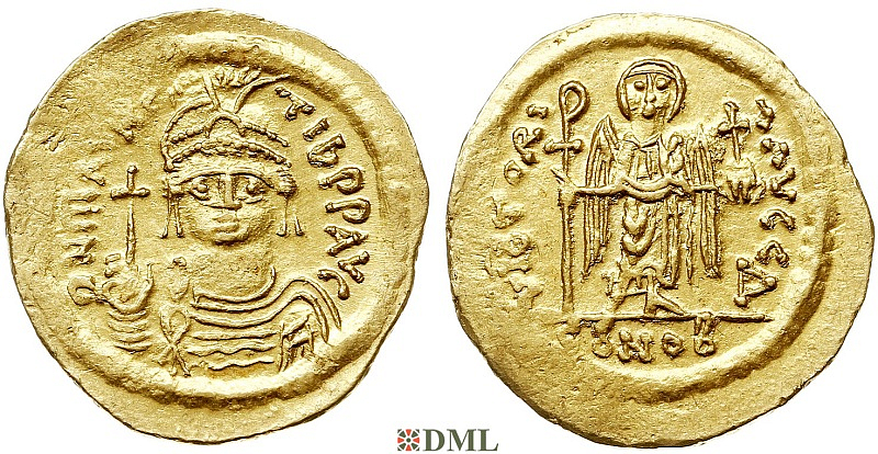 Солид, Византия, Maurice Tibere (582-602), м.д. Constantinople