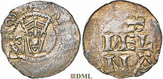Денарий, Германия, Нижняя Лотарингия, Hendrik III (1039-1056), м.д. Zaltbommel, Ilisch 2000, 4.17.2