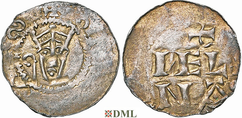 Денарий, Германия, Нижняя Лотарингия, Hendrik III (1039-1056), м.д. Zaltbommel, Ilisch 2000, 4.17.2