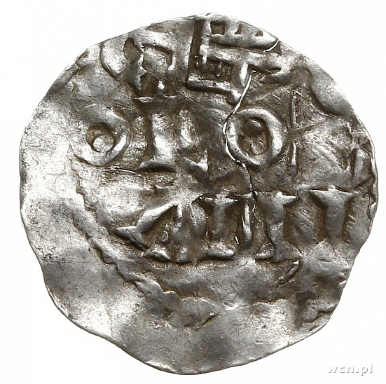 Денарий, Германия, Нижняя Лотарингия, K. Heinrich II (1014-1024), м.д. Koln