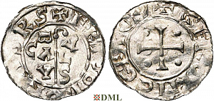 Денарий, Германия, Нижняя Лотарингия, B. Bernold (1040-1054), м.д. Groningen, Ilisch 2000 18.3