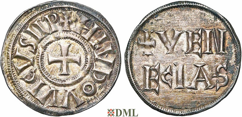 Денарий, Каролинги, Louis le Pieux (814-840)