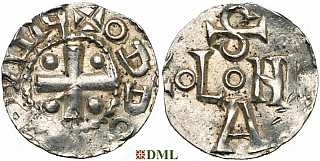 Денарий, Германия, Саксония, Anonymous bishop, м.д. Soest, Dbg. 342