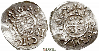 Денарий, Германия, Бавария, Heinrich II (1002-1024), м.д. Salzburg, Hahn 1976, 94D2