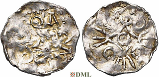 Денарий, Германия, Нижняя Лотарингия, Anonymous bishop, м.д. Dinant, Ilisch 2014, 30.6