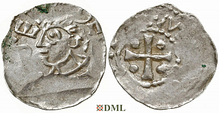 Денарий, Германия, Верхняя Лотарингия, Dietrich II (1006-1047), м.д. Metz, Dbg. 24