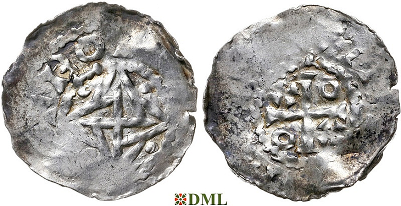 Денарий, Германия, Нижняя Лотарингия, Balduin V (1036-1067), м.д. Arras, Ilisch 2014, 6.8