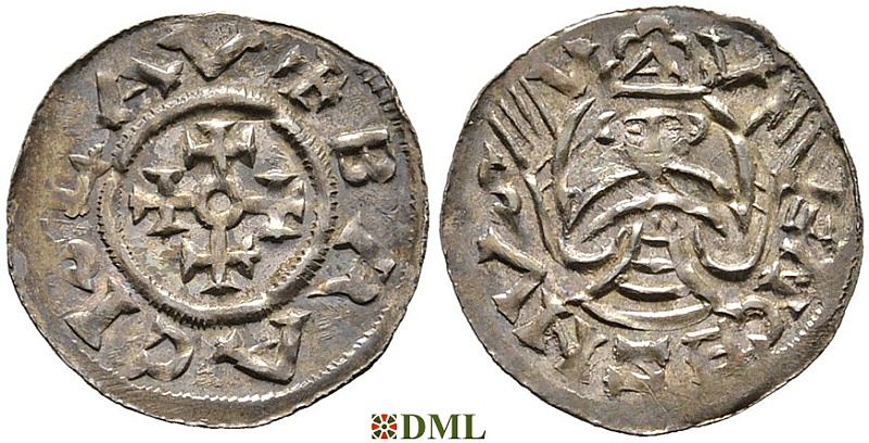 Денарий, Чехия, Богемия, Břetislav I (1034-1055), Šmerda 1996, 145b