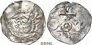 Денарий, Германия, Нижняя Лотарингия, Heinrich III (1036-1056), м.д. Tiel, Ilisch 2000, 3.17