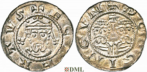 Денарий, Германия, Нижняя Лотарингия, Gf. Egbert II (1068-1090), м.д. Dokkum, Ilisch 2000, 22.5