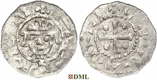 Денарий, Германия, Нижняя Лотарингия, Hermann (1059-1074), м.д. Jever, Dbg. 597