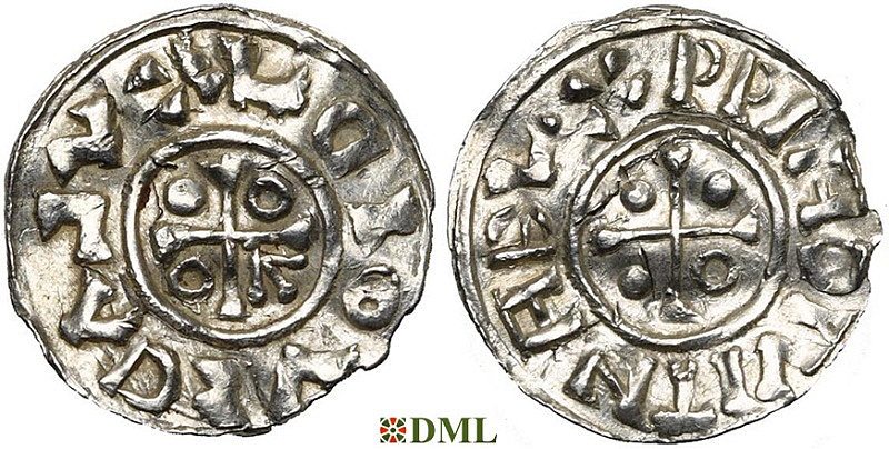 Денарий, Чехия, Vladivoj (1002-1003), м.д. Prague, Šmerda 1996, 88b