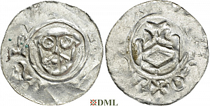 Денарий, Германия, Нижняя Лотарингия, Anonymous bishop, Umkreis von Emden, Dbg. 1311