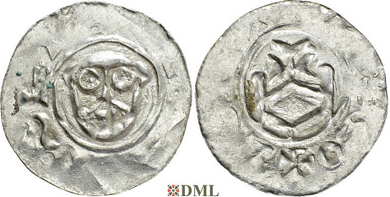 Денарий, Германия, Нижняя Лотарингия, Anonymous bishop, Umkreis von Emden, Dbg. 1311