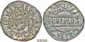 Денарий, Германия, Нижняя Лотарингия, Bruno III (1050-1057), м.д. Leeuwarden, Ilisch 2000, 21.14