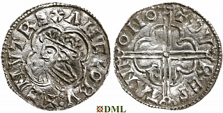 Денарий, Англия, Cnut (1016-1035), м.д. Norwich, монетарий Thurstan, North 781