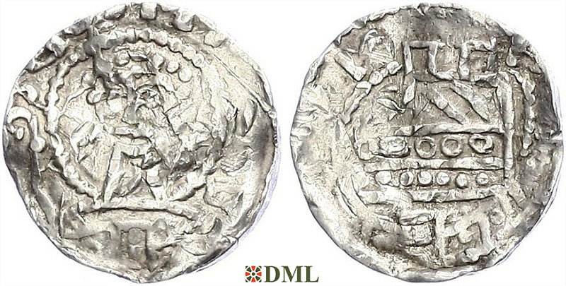 Денарий, Германия, Нижняя Лотарингия, Theoduin (1048-1075), м.д. Huy, Ilisch 2014, 33.25