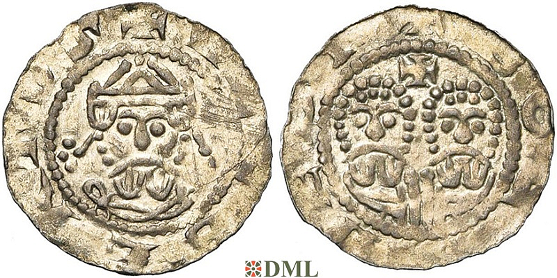 Денарий, Германия, Нижняя Лотарингия, Gf. Egbert II (1068-1090), м.д. Bolsward